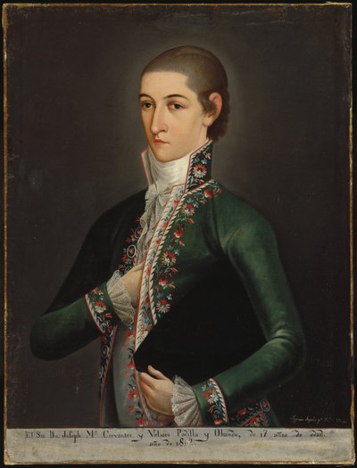 Don Jose Maria Cervantes y Velasco Padilla y Obando, 1802 by Ygnacio Ayala